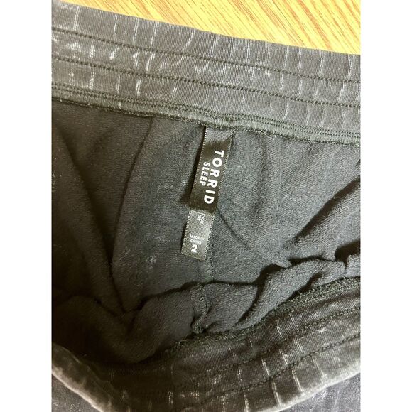 2X - Torrid Sleep Coordinate Set - Mineral wash black - pajamas - loungewear - Picture 7 of 7